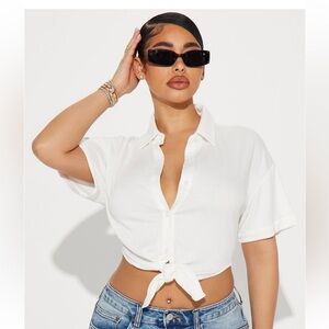 Fashion Nova Button Up Top
